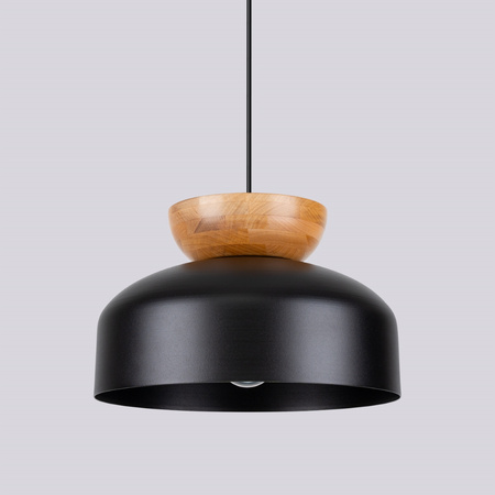 MARION E27 černá skandinávská závěsná lampa SOLLUX