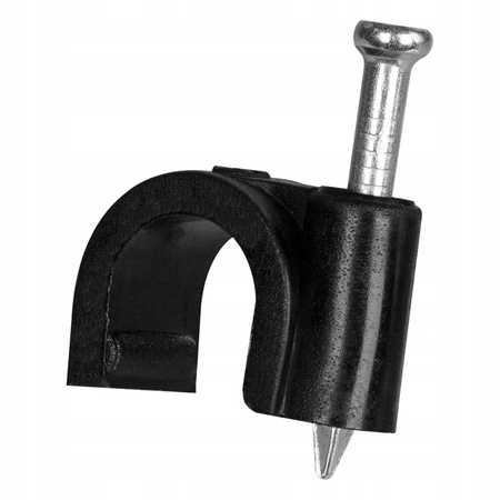 FLOP CLIP Držák kabelu 12mm Černý 100ks PAWBOL