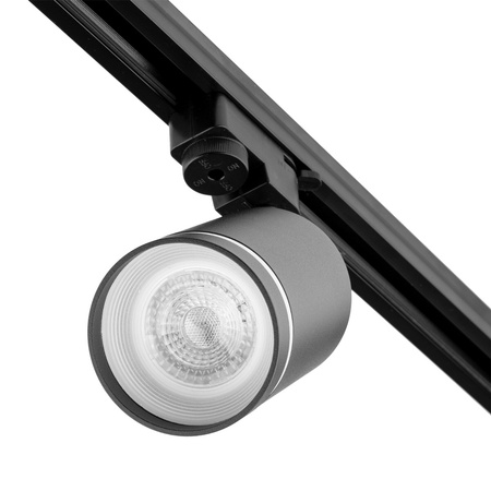 Sada osvětlovacích kolejnic 2m kolejnice + 4x GU10 Černá LED kolejnice Bodové světlo s ozdobným kroužkem