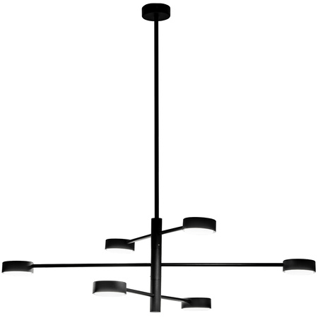 LED závěsné stropní svítidlo 6x GX53 Wall Black OVILO LUMILED