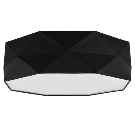 Stropní svítidlo Plafond KANTOOR BLACK Round 52cm 4xE27 15W 1567 TK Lighting