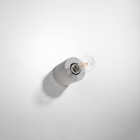 LED svítidlo SALGADO E27 Nástěnné svítidlo Concrete SOLLUX