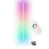 Rohová stojací stojací lampa bílá 20W RGB dálkový ovladač měnící barvu