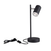 Stolní stolní lampa Školní kancelářská noční lampa Nastavitelná GU10 Černá Evalo Kanlux