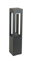 Venkovní stojací zahradní lampa POST ventilátor čtvercový FKW-500 GX53 50cm Su-Ma