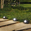 Zahradní lampa LED SOLAR STONE 6500K imitující kámen