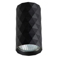 Halogenový reflektorový bodový reflektor GU10 s povrchovou montáží Masterled Round Black Glamour