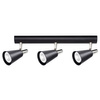 Stropní svítidlo LED GU10 s nastavitelným reflektorem Sempra Kanlux Black