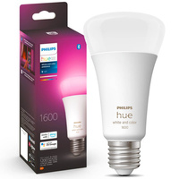 LED žárovka E27 A67 13,5W CCT RGB PHILIPS HUE White & COLOR Ambiance Bluetooth Zigbee