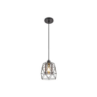 Stropní závěsné svítidlo E27 Black Industrial Emrys Rabalux