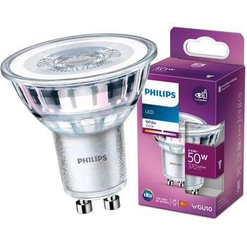 GU10 LED žárovka 4.6W = 50W 370lm 3000K Teplý 36° reflektor PHILIPS