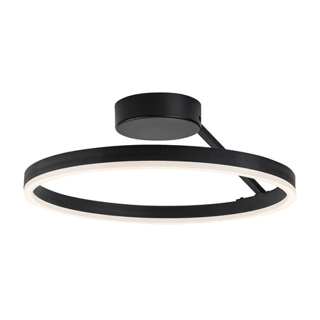 Stropní svítidlo LED pro povrchovou montáž 24W 3000-6500K CCT černé Moderní Isaure Rabalux