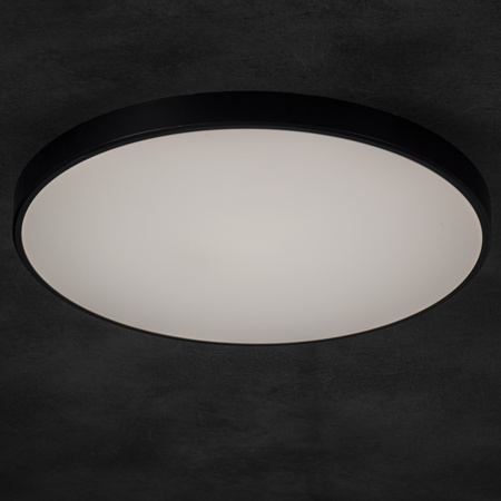 Plafond LED stropní panel Povrchová svítidla 20W 2060lm CCT RGB Round Black Dimmable S Kanlux