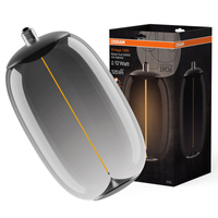 Dekorativní LED žárovka E27 4W = 12W 120lm 1800K Warm 320° Smoke Filament Vintage 1906 Osram