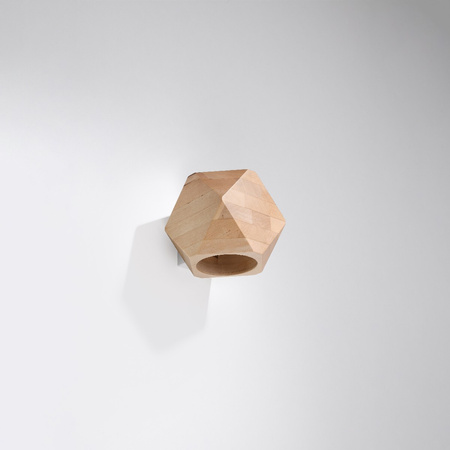 Nástěnné svítidlo LED WOODY G9 Přírodní dřevo SOLLUX