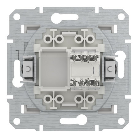 Počítačová zásuvka RJ45 kategorie 5e UTP bez rámu Bílá SCHNEIDER ASFORA