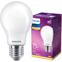 LED žárovka E27 A60 8.5W = 75W 1055lm 2700K Teplá bílá 300° PHILIPS