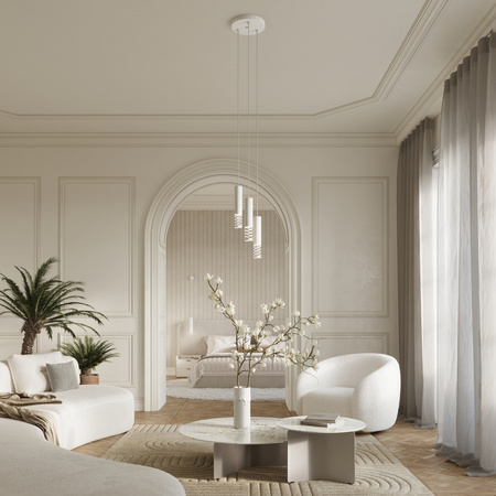 Stropní závěsné svítidlo 2x GU10 White LAMI Ocean Green SL.1687 Sollux