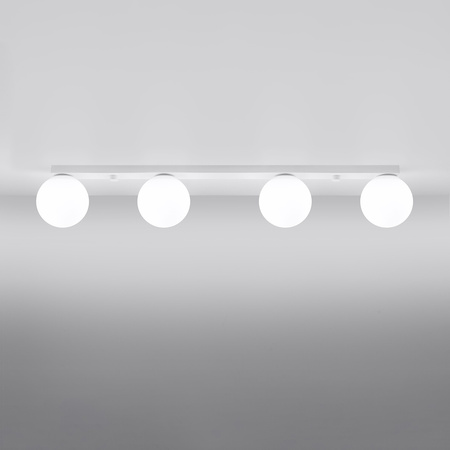 YOLI 4 4xG9 Bílé moderní stropní svítidlo SOLLUX