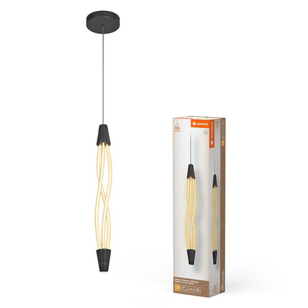 Dekorativní LED stropní závěsná lampa 18W 1800lm 3000K teplá stmívatelná převislá šedá dekorace Ledvance