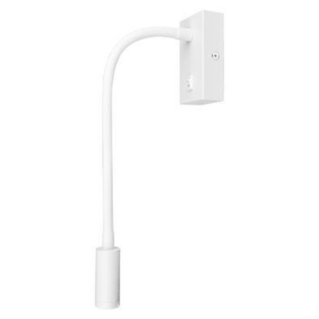 LED nástěnná lampa Flexibilní nástěnná lampa na čtení LEO 3W 4000K bílá
