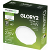 Plafond LED světlo pro povrchovou montáž GLORY2 24W IP44 Round 35cm LUMILED