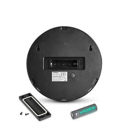 Solární reflektor se senzorem 500lm 5000K neutrální 120° 3,2V IP54 IK07 povrchová montáž černá VIDEX