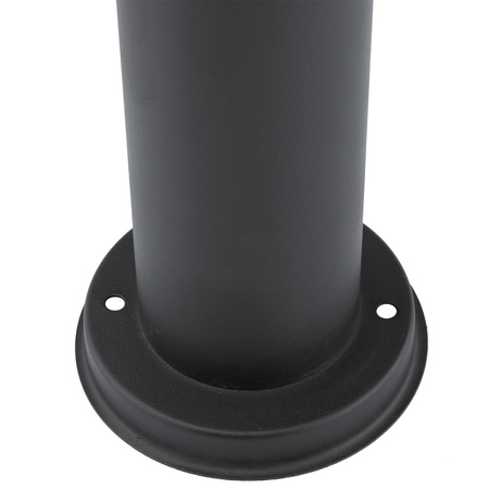 Venkovní zahradní lampa E27 BLACK SLOUP 65cm se zásuvkou 230V