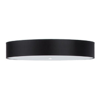 Stropní svítidlo LED SKALA 6xE27 Kulaté svítidlo 80cm černé SOLLUX