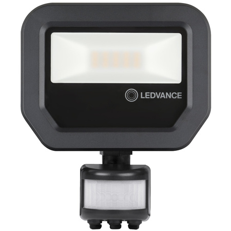 LED reflektor 10W 1200lm 4000K IP65 černý se senzorem pohybu a soumraku LEDVANCE Floodlight