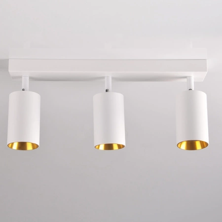 Pásové svítidlo Stropní a nástěnné LED svítidlo 3 x GU10 MARIBEL White GOLDLUX (Polux)