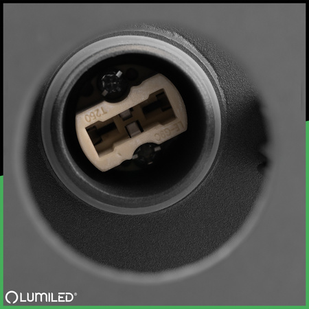 Zahradní nástěnné svítidlo LED G9 nastavitelné kulaté horní spodní grafitové PYXIS LUMILED