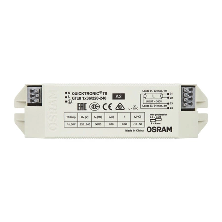 QUICKTRONIC QTZ8 elektronický předřadník 1X36 220-240V OSRAM