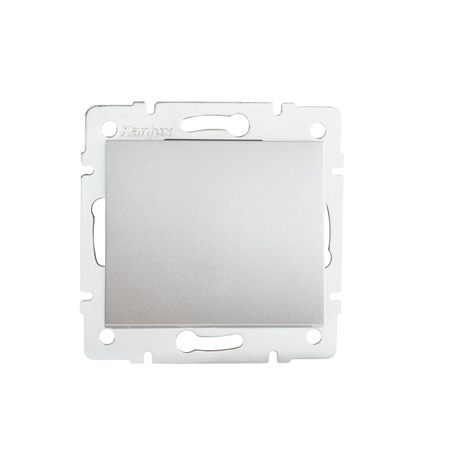Křížový spínač 10A Square Silver LOGI Kanlux