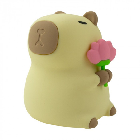 Dětské LED noční světlo 2,5W 3000K Warm + Multicolour RGB dobíjecí 1200mAh béžová KAPIBARA MARY'S