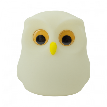 Dětské noční světlo LED 2,6W 3000K Warm + Multicolour RGB USB dobíjecí 1200mAh MARY'S SOWA White