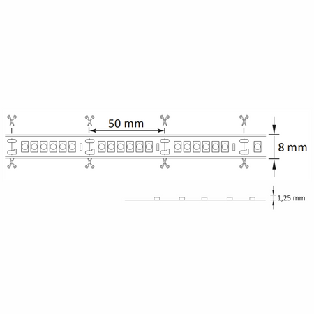 LED pásek 23W 2300lm 2700K teplá 120° bílá stmívatelná Sanico Goldlux