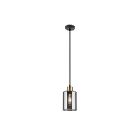 Stropní závěsné svítidlo E27 Matte Black Vintage Perez Rabalux