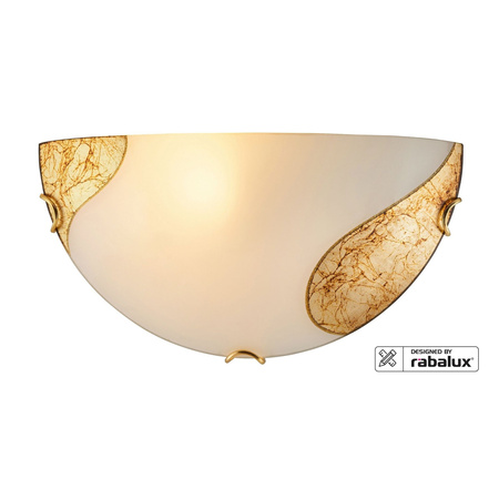 Stropní svítidlo Plafond Povrchová montáž E27 White Classic Art gold Rabalux
