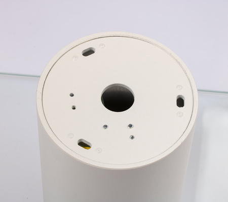 Hliníkové halogenové svítidlo SPOT TUBA pro povrchovou montáž LED GU10 kulaté bílé KIVI KOBI