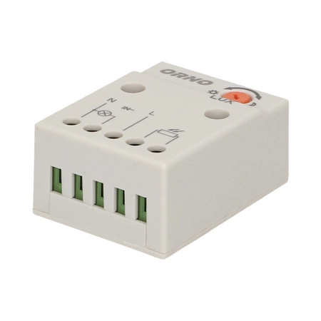 Soumrakový spínač s hermetickou externí sondou 2300W IP65 bílý ORNO