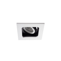 Skryté stropní svítidlo REUL GU10/GU5.3 Square Movable White/Black KANLUX