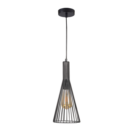 Dekorativní závěsné stropní svítidlo Sanico Goldlux E27 Black Tiana