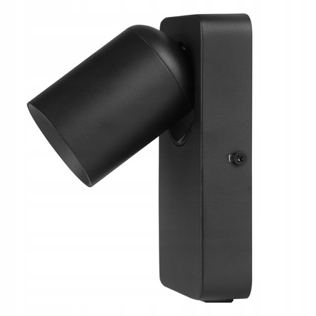 Nástěnná povrchová lampa na čtení GU10 USB černá matná Timo Masterled