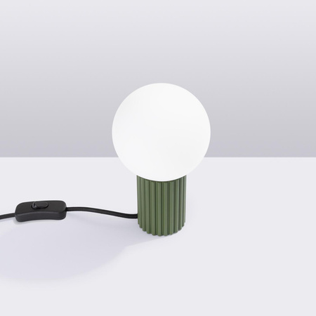 Stolní stolní lampa G9 Round Olive Modern Matte Halo Sollux