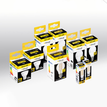 LED žárovka E27 Ball 7W 760lm 3000K Warm Sollux