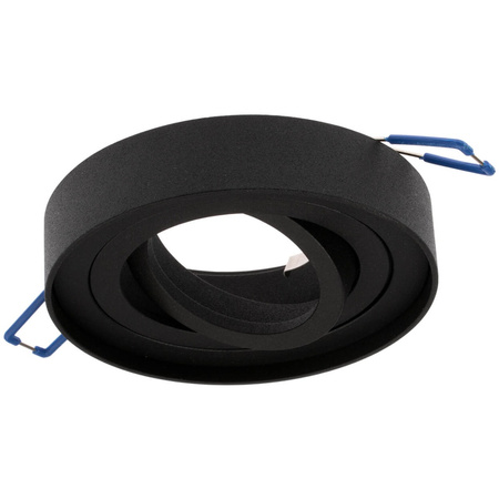 Halogenová svítidlo GU10, TUBA SPOT Nastavitelná Kulatá Černá 20mm MIDI + LED GU10, 6W 4000K LUMILED