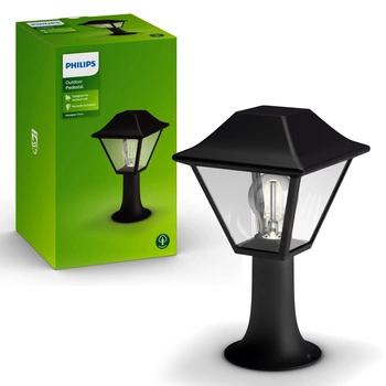 Venkovní zahradní LED svítidlo ALPENGLOW myGarden E27 IP44 Sloupová lucerna černá PHILIPS