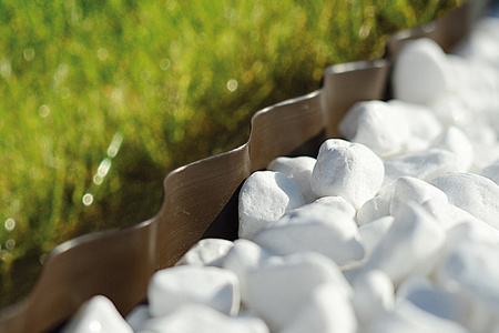 Okraje trávníků Pružná vlnitá lepenka 10 cm x 9 m Grafitová lepenka CELLFAST