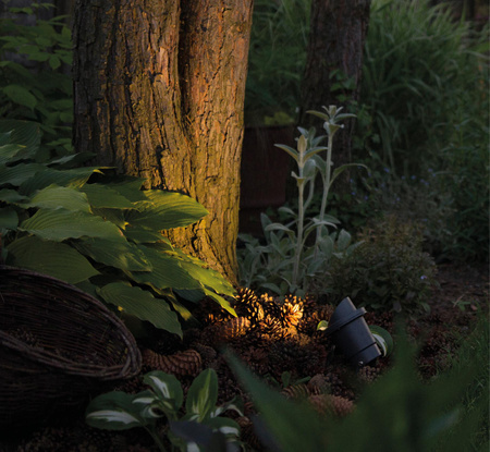 Venkovní zahradní lampa BUSH LED 3401 GU10 IP65 Reflektor zapuštěný grafit Moderní Nowodvorski